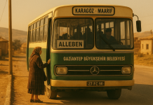 Otobüste masabaşı çalışan biletçiler